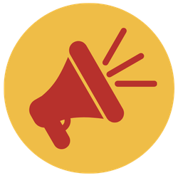 Icon of a bullhorn