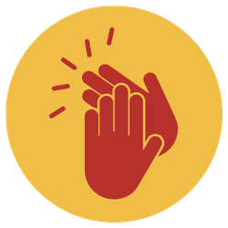 Icon of a hands clapping