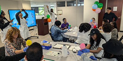 UDC students celebrating Mole Day