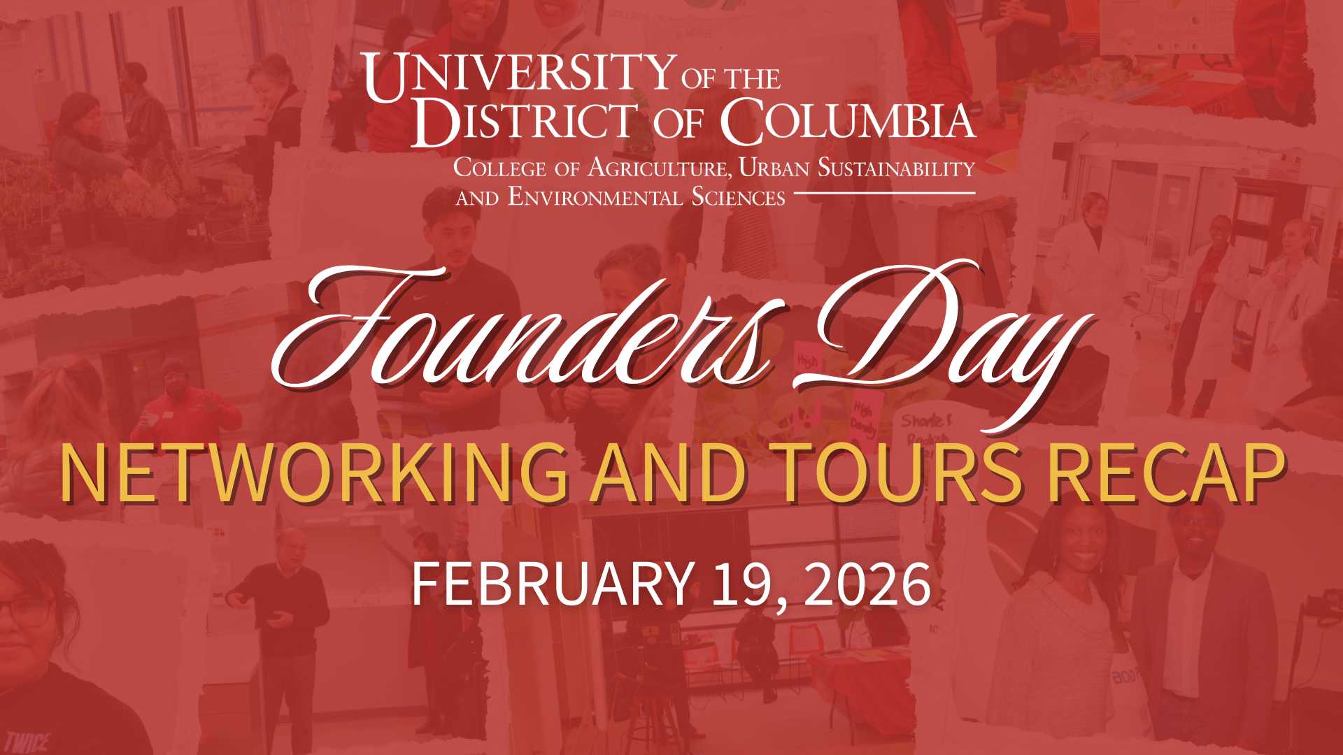 UDC-CAUSES Founders Day 2026 Reception and Tours Recap