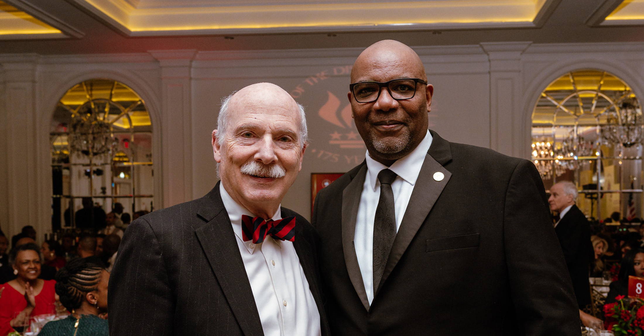 UDC President Maurice Edington and DC Council Chairman Phil Mendelson.