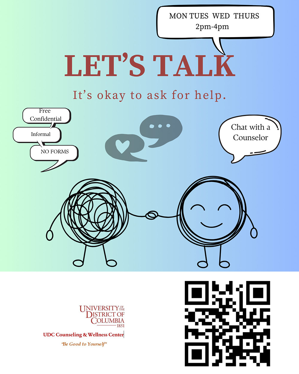 Let's Talk flyer