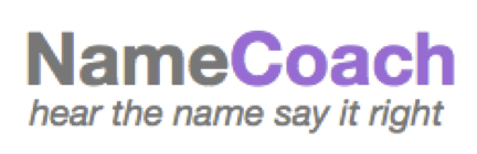 NameCoach - hear the name say it right - logo