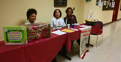 Sigma Tau Delta are participating in the “Words with Children” gift drive