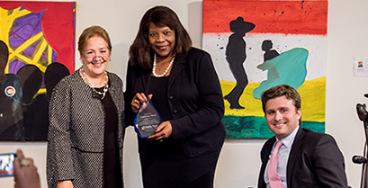 Dr. Arlene King-Berry receives award from Quality Trust Organization