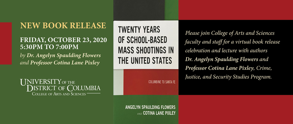 Book Release Celebration & Lecture | Dr. Angelyn Spaulding Flowers & Professor Cotina Lane Pixley | Friday, Oct 23 @ 5:30 PM