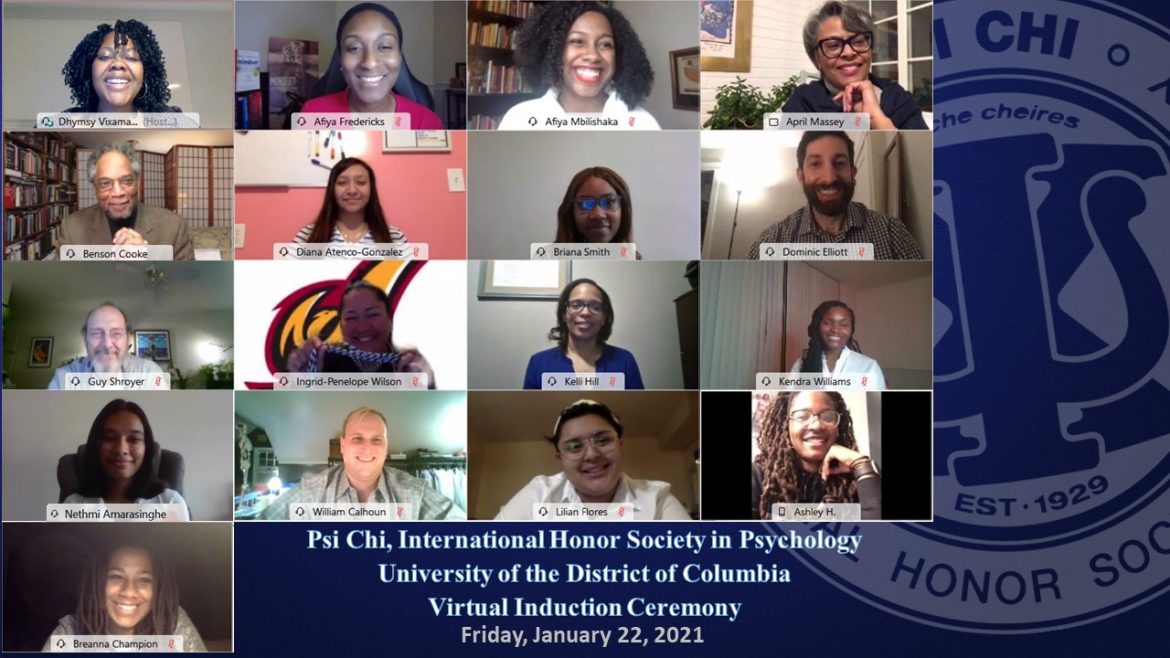 Psi Chi Induction Ceremony 2021