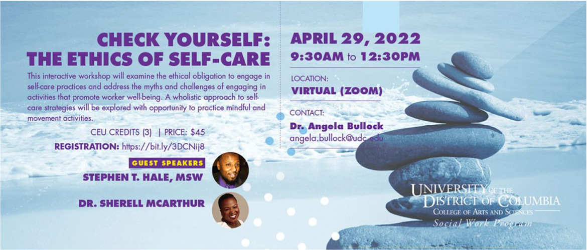 Check Yourself: The Ethics of Self-Care April 29, 2022
