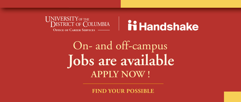 Jobs available on campus in CAS