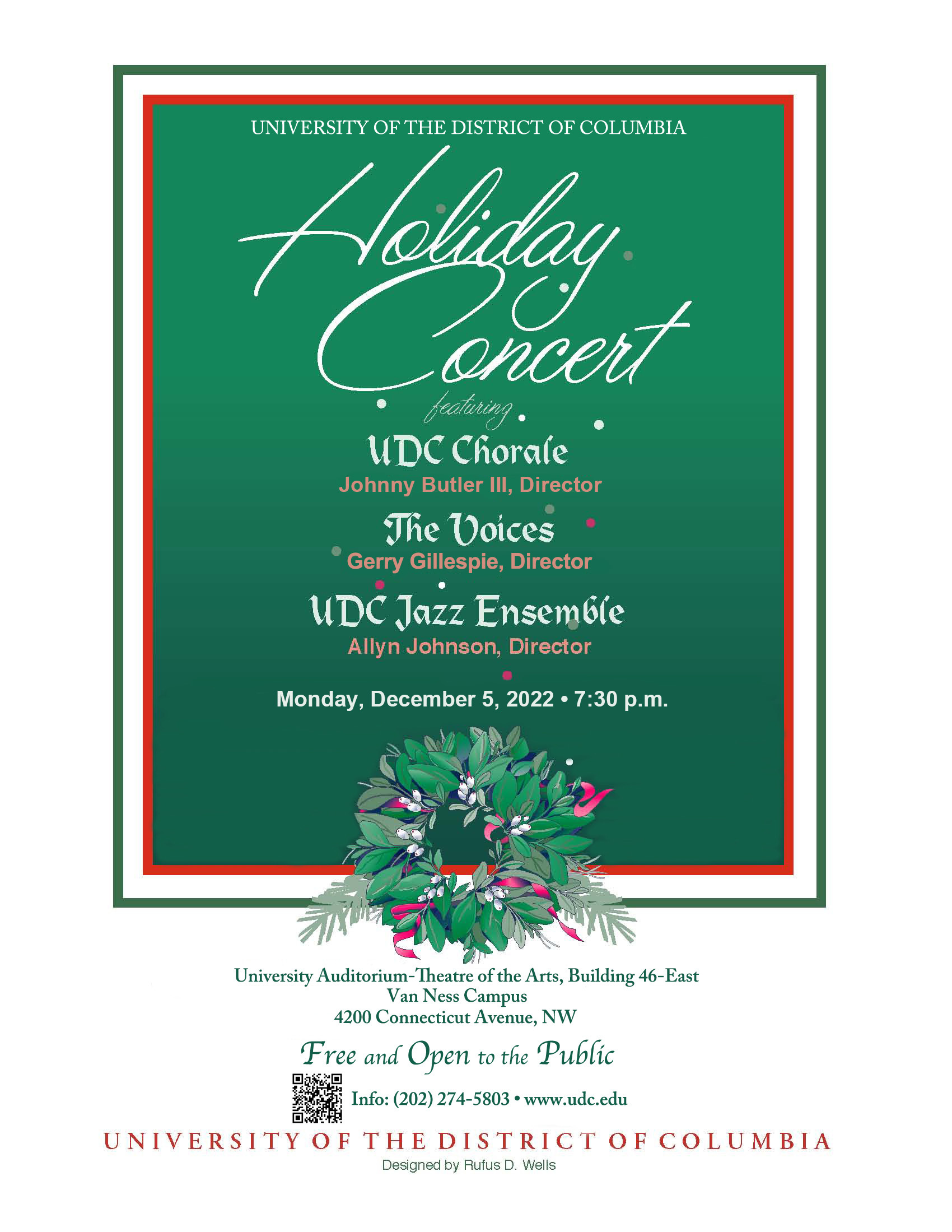 Holiday Concert Dec. 5, 2022