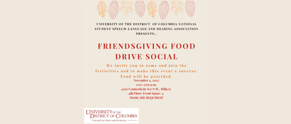 friendsgiving food drive social 2022
