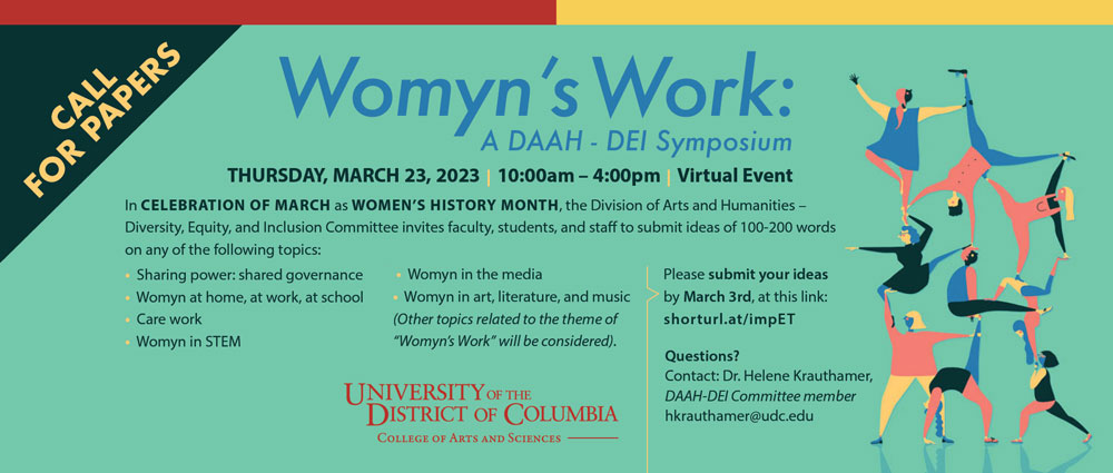 Womyn’s Work: A DAAH – DEI Symposium