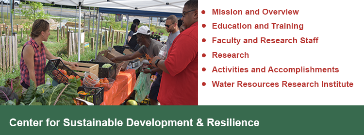 Center for Sustainable Development and Resilience (CSDR) Program Image