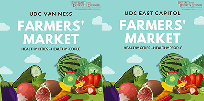 UDC Announces Opening of Farmer’s Markets