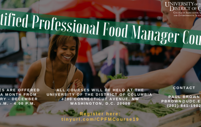 Certified Professional Food Manager Course