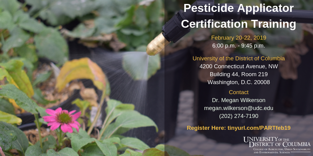 Pesticide Applicator Certificate Training