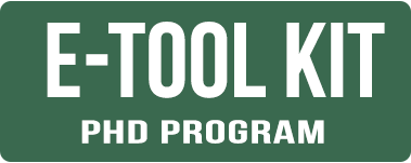 E-Tool Kit CAUSES PHD Program