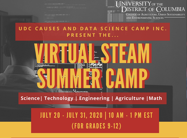 UDC CAUSES New Urban Youth Education Program hosted its first-ever Virtual Summer Camp!