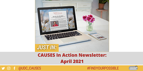 CAUSES in Action April 2021 Newsletter