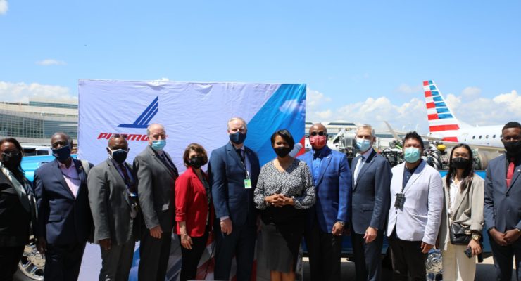 UDC receives donated airplane engine from Piedmont Airlines for Aviation Program at Community College