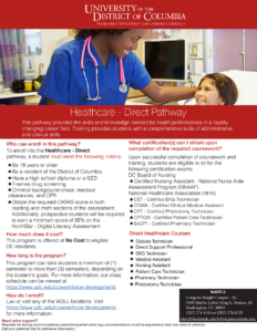 Health Care Direct Pathway Flyer Image