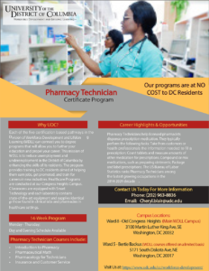 Pharmacy Technician Flyer Info Image