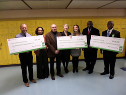 UDC Honored with Three Sustainable DC Grants - Pic of Past President Lyons and CAUSES Team