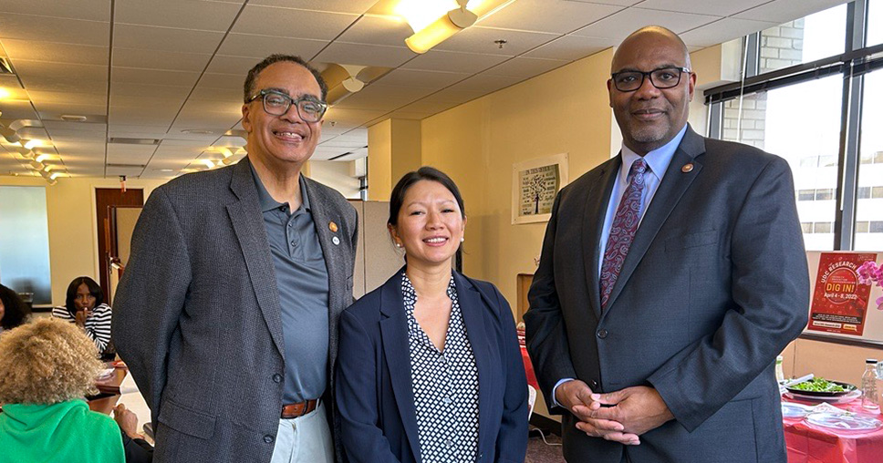 Victor McCrary, Eileen Vo and Maurice Edington
