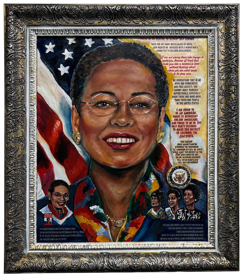Graphic of Eleanor Holmes Norton