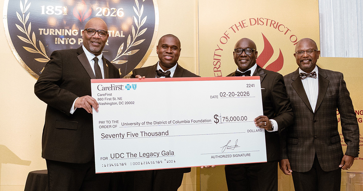 University of the District of Columbia Launches 175th Anniversary With Historic Gala, Surpassing Fundraising Goal and Setting Stage for Future Investment 