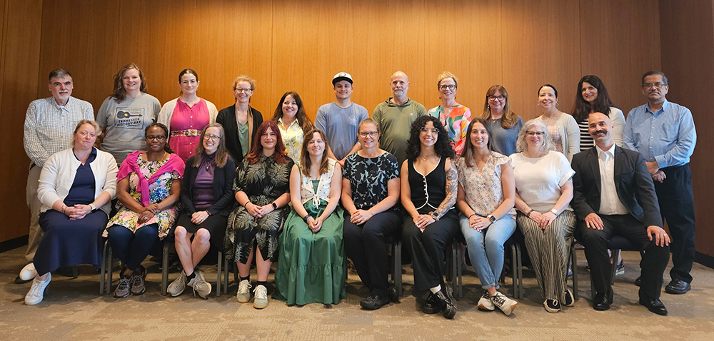 Bartee and Hammond's cohort includes Hammond, back row at left, and Bartee, back row, third from left. 