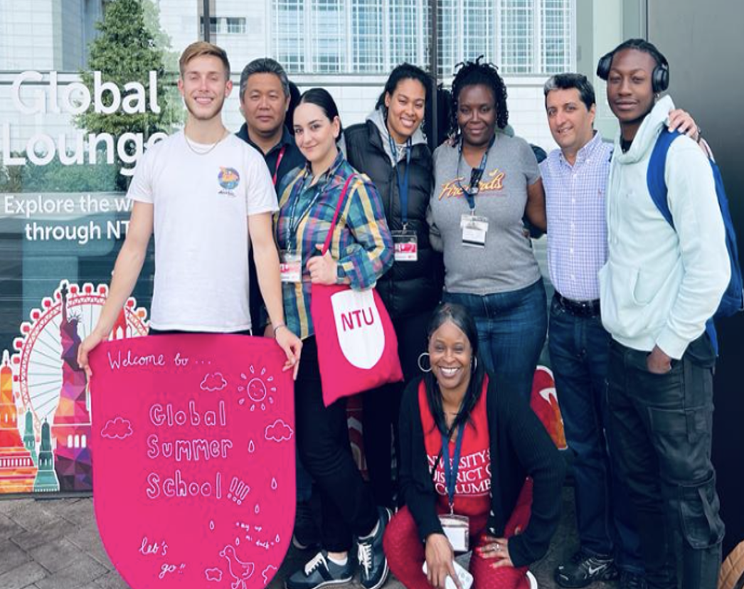 During Summer 2022, UDC School of Business and Public Administration (UDC-SBPA) offered the FIRST STUDY ABROAD course to Nottingham and London, United Kingdom. BGMT 395 (Study Abroad Course) was offered in Summer Session 2 during June 30-August 13, 2022 (6 weeks) for the FIRST time @ UDC-SBPA. The STUDY ABROAD course is offered as an ‘elective’ for ‘Logistics & International Trade (LIT) Concentration’, and can be counted as a ‘Business Management elective’ for Business Majors across all SBPA disciplines / concentrations. The students can opt for this course across all schools and colleges at UDC. Engineering and non-business majors enrolled in LIT concentration can use this course effectively towards fulfilling LIT requirements. Study Abroad Course (BGMT 395) is offered by Dr. Anshu Arora (Associate Professor of Marketing and Director of LIT Center). Dr. Amit Arora (Associate Professor of Supply Chain Management) and Dr. Tih Koon Tan (Professor and Department Chair of Accounting and Finance) are course faculty affiliates. The STUDY ABROAD (BGMT 395) course is supported by the NATIONAL SCIENCE FOUNDATION Grant #1912070.