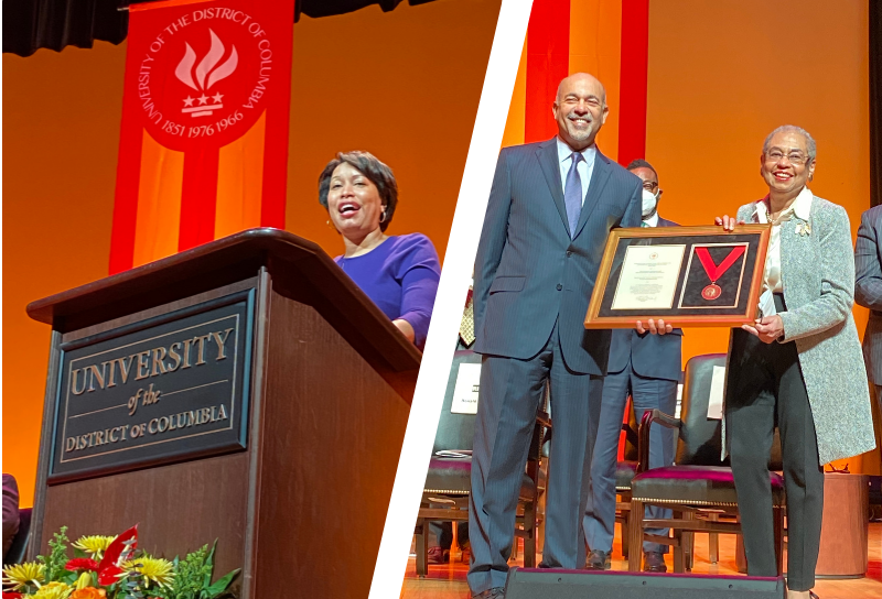DC Mayor Muriel Bowser Delivers Keynote at UDC’S Founders’ Day 2022 Ceremony