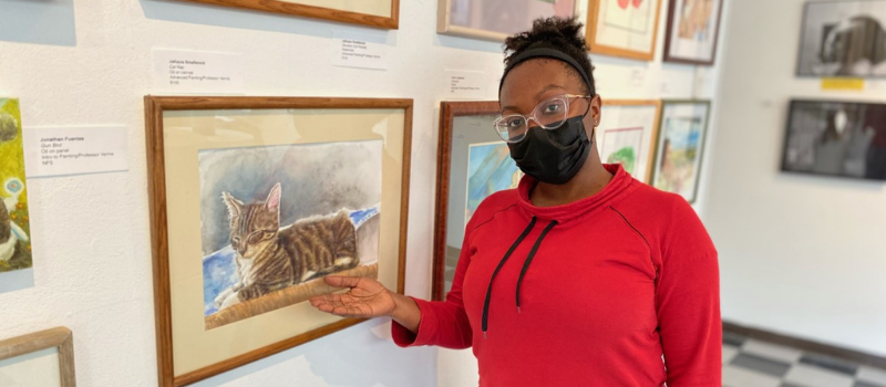 Students experience real-world competitive art show with ‘Art Mandate’