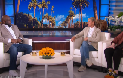 Alumnus gives back to his school and community with gifts from the Ellen Show