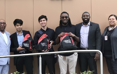 Future Firebirds from Genesys Works tour the campus