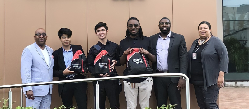 Future Firebirds from Genesys Works tour the campus