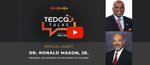 TEDCO CEO Troy A. LeMaile-Stovall and President Mason