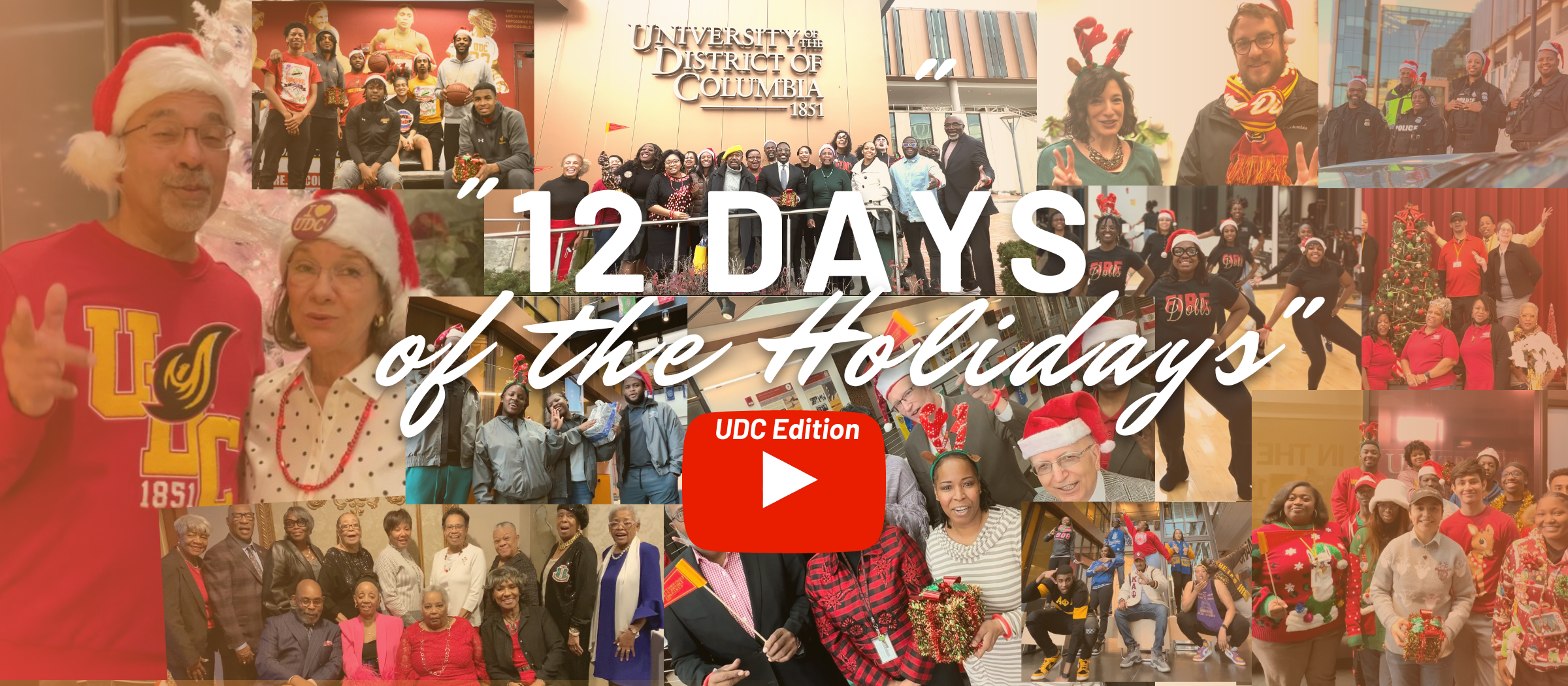 The 12 days of holidays…at UDC!   