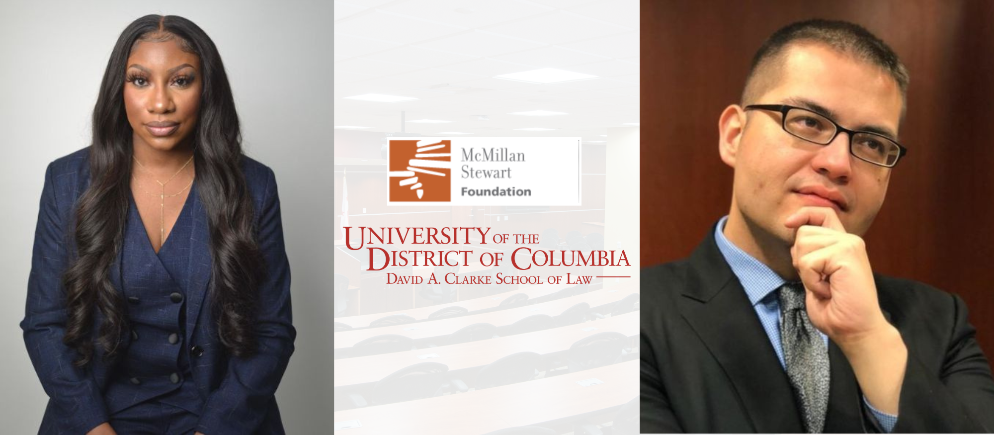 The DC School of Law Foundation and the UDC Foundation Benefit from Two McMillan Stewart Access Scholarship Endowments