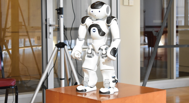 Social robot used to help DC high school students diagnosed with Autism Spectrum Disorder.