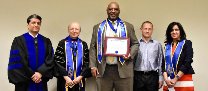 Edington inducted into Business Honor Society
