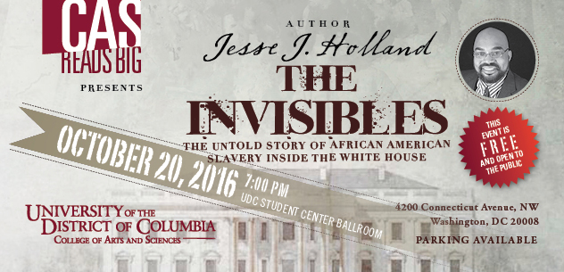 CAS Reads Big: Presents Author Jesse J. Holland