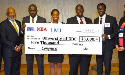 UDC Graduate Students from School of Business and Public Administration Win 1st Place in Annual Minority Case Competition