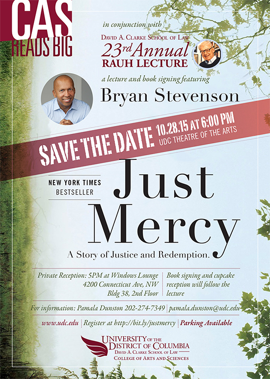 23rd Annual Rauh Lecture  with Bryan Stevenson