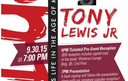 CAS Big Read – Tony Lewis 9-30-15