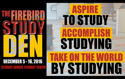 It’s Study Time!!! – Final Exams Coming up – The Firebird Study Den