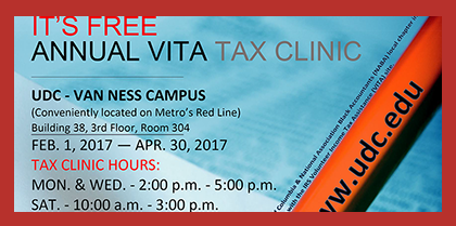 Annual VITA Tax Clinic