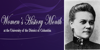 Women’s History Month – Dr. Lucy E. Moten
