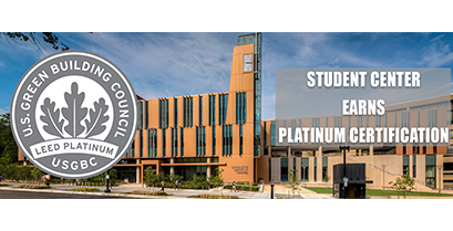 UDC Earns Platinum Certification for Sustainable Student Center Design
